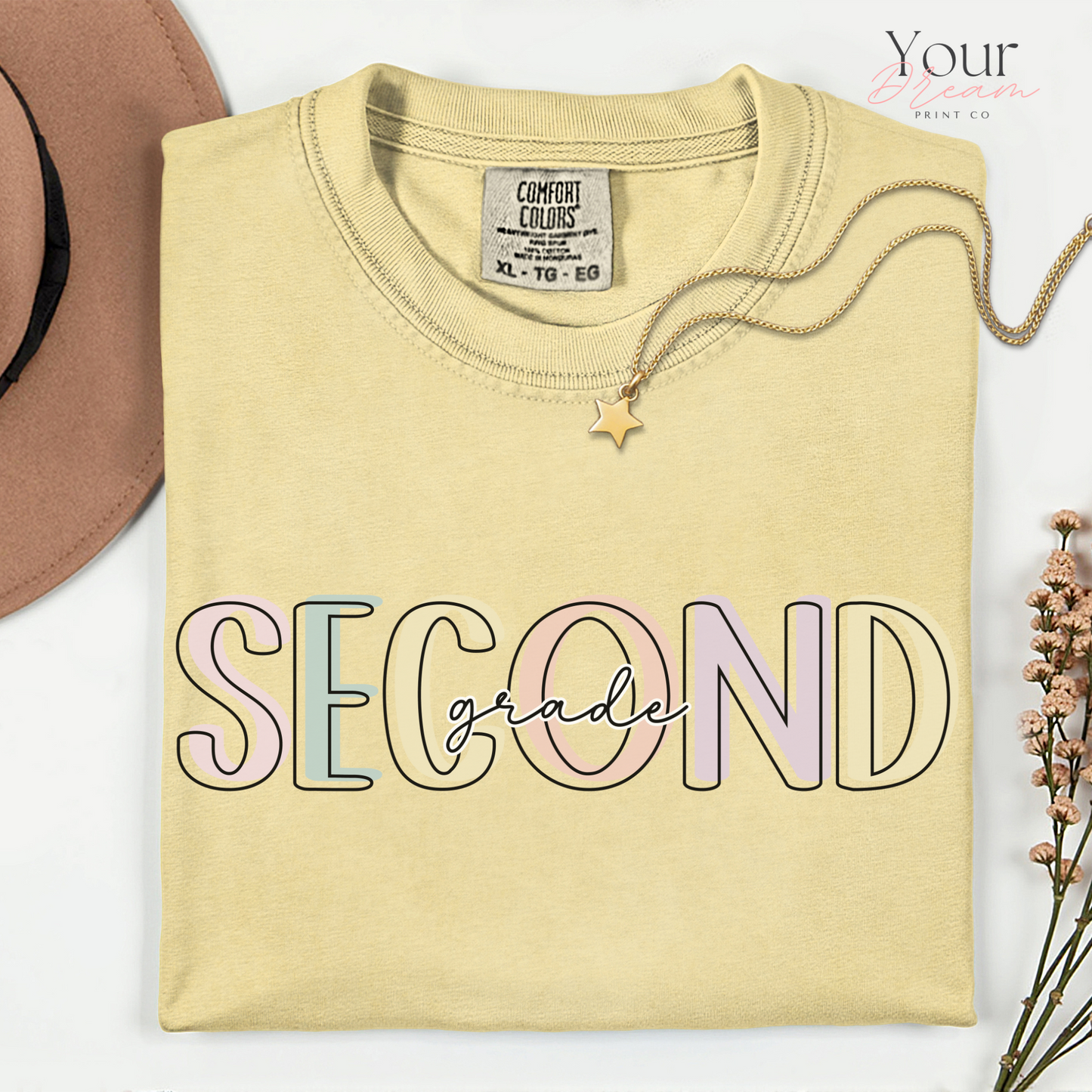 Teacher Shirt - Cute Summer 2nd Grade Elementary School T-shirt for Back to School