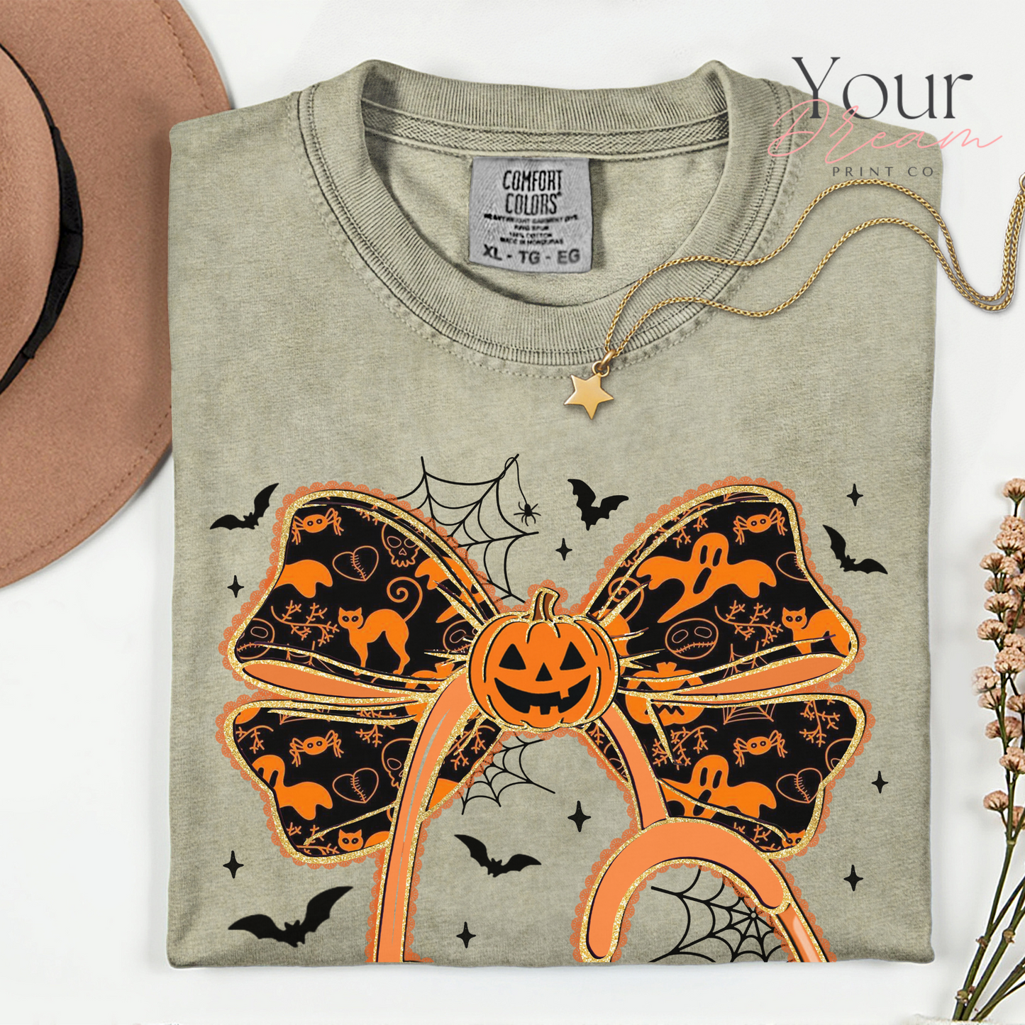 Halloween Nurse T-Shirt, Stethoscope with Coquette Bow, Cute Medical Costume Tee