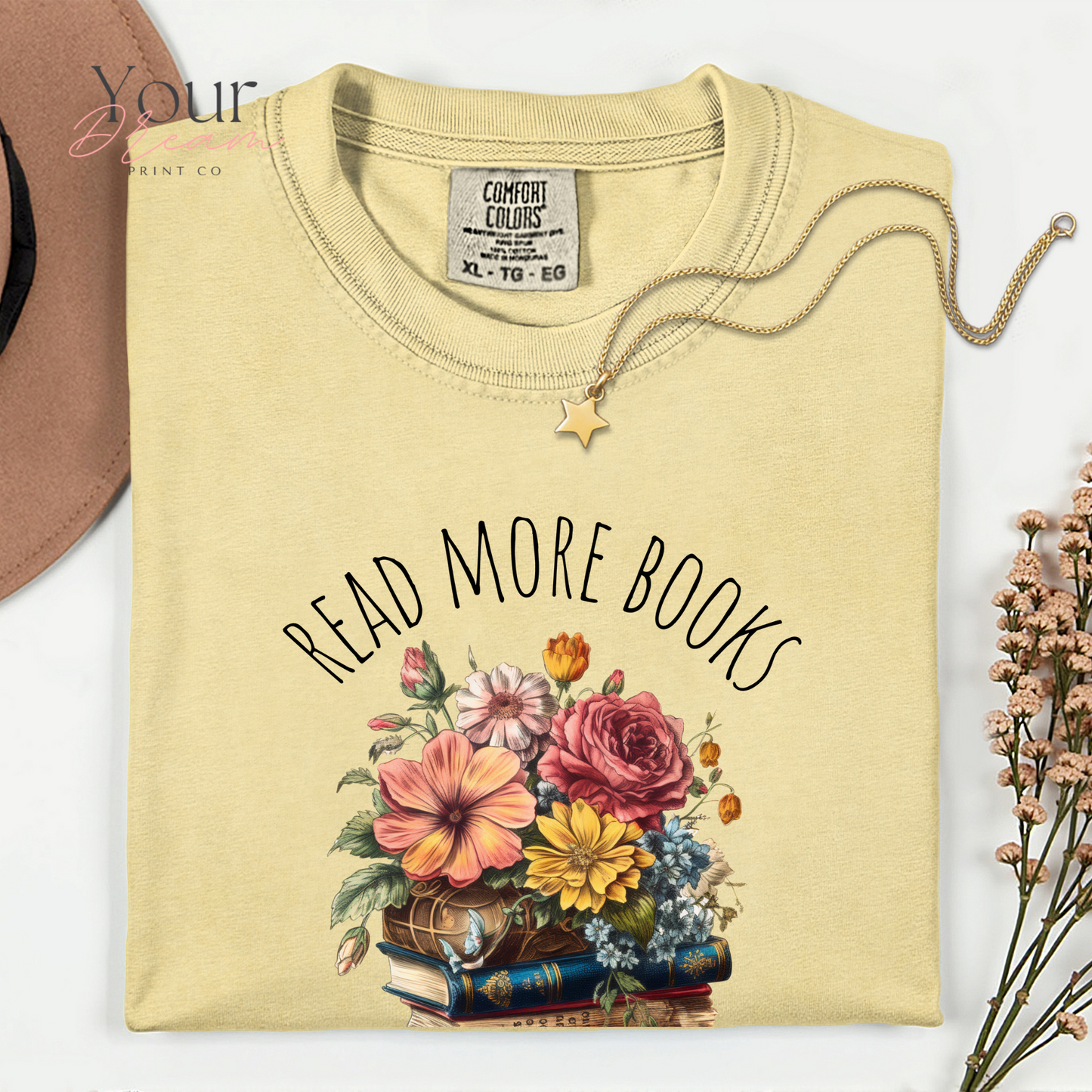 Read More Books T-Shirt – Literary Graphic Tee for Book Lovers & Readers