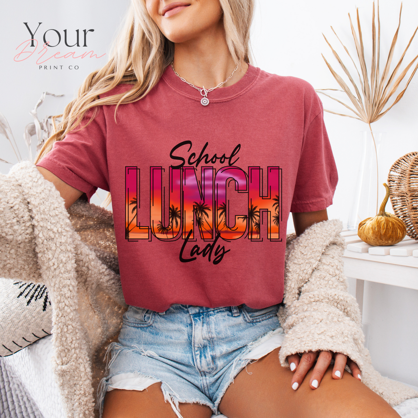 School Lunch Lady Shirt, School Staff Shirt, Gift For Lunch Lady, Cafeteria Worker Shirt