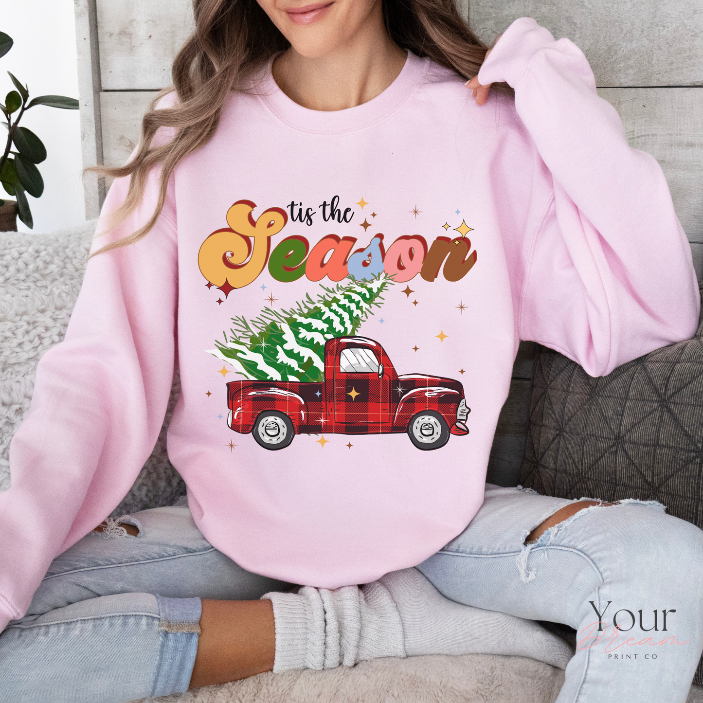 Tis The Season Sewaetshirt, Christmas Sweatshirt