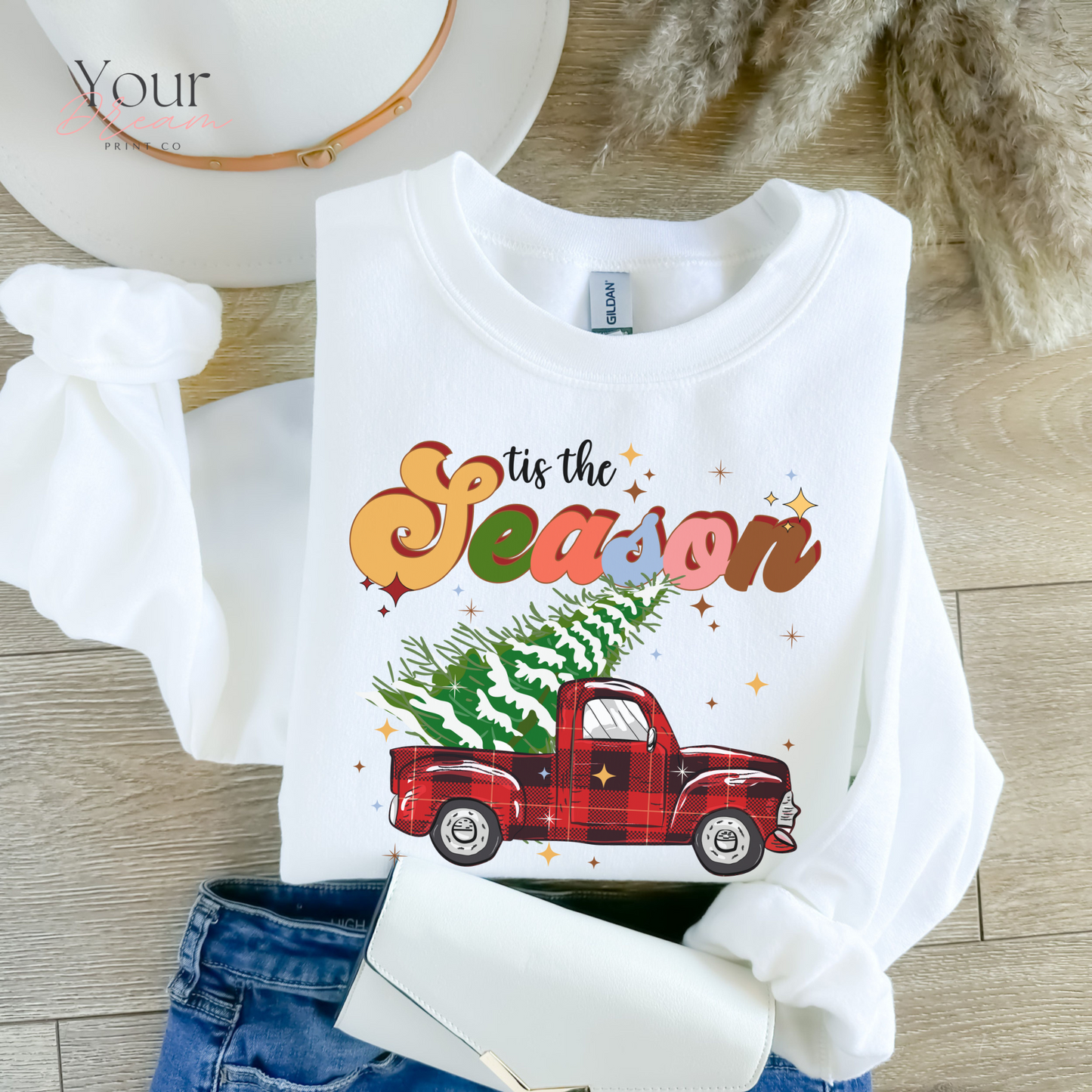 Tis The Season Sewaetshirt, Christmas Sweatshirt