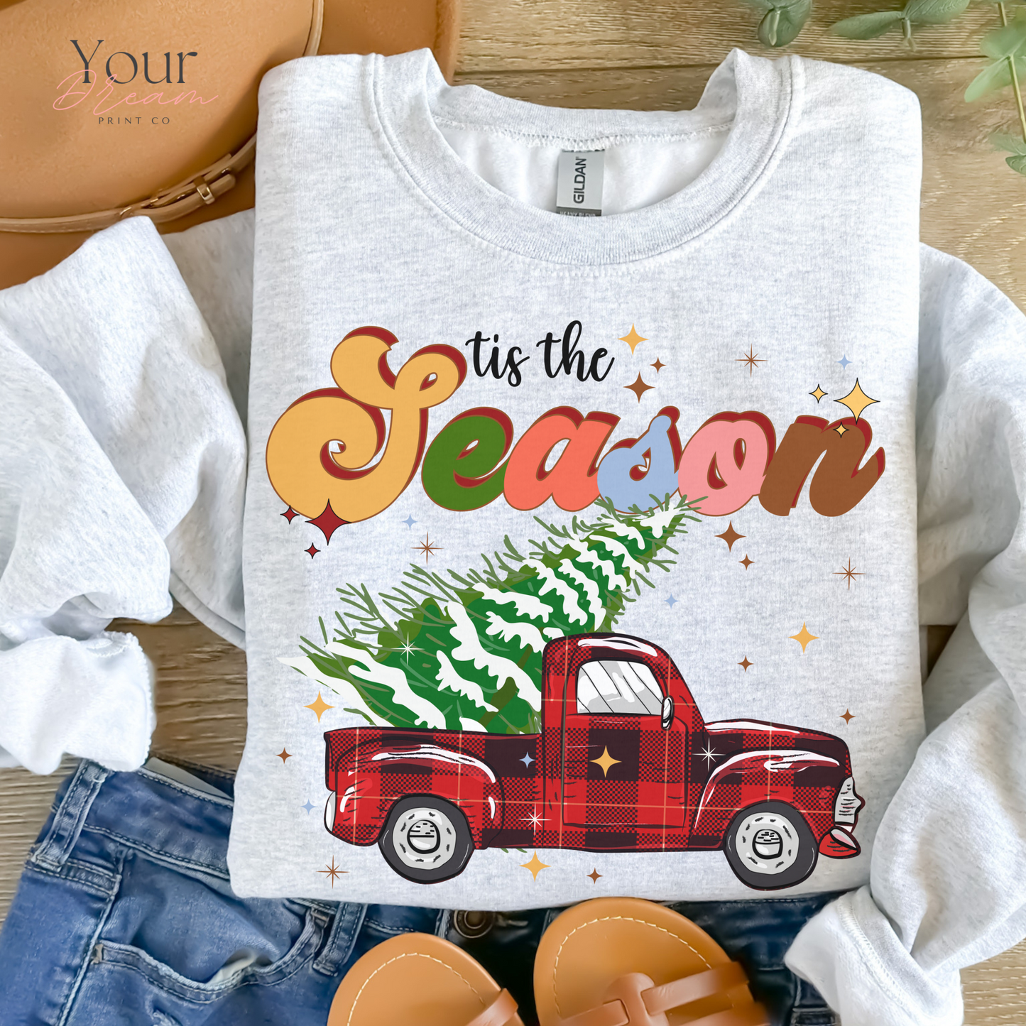 Tis The Season Sewaetshirt, Christmas Sweatshirt