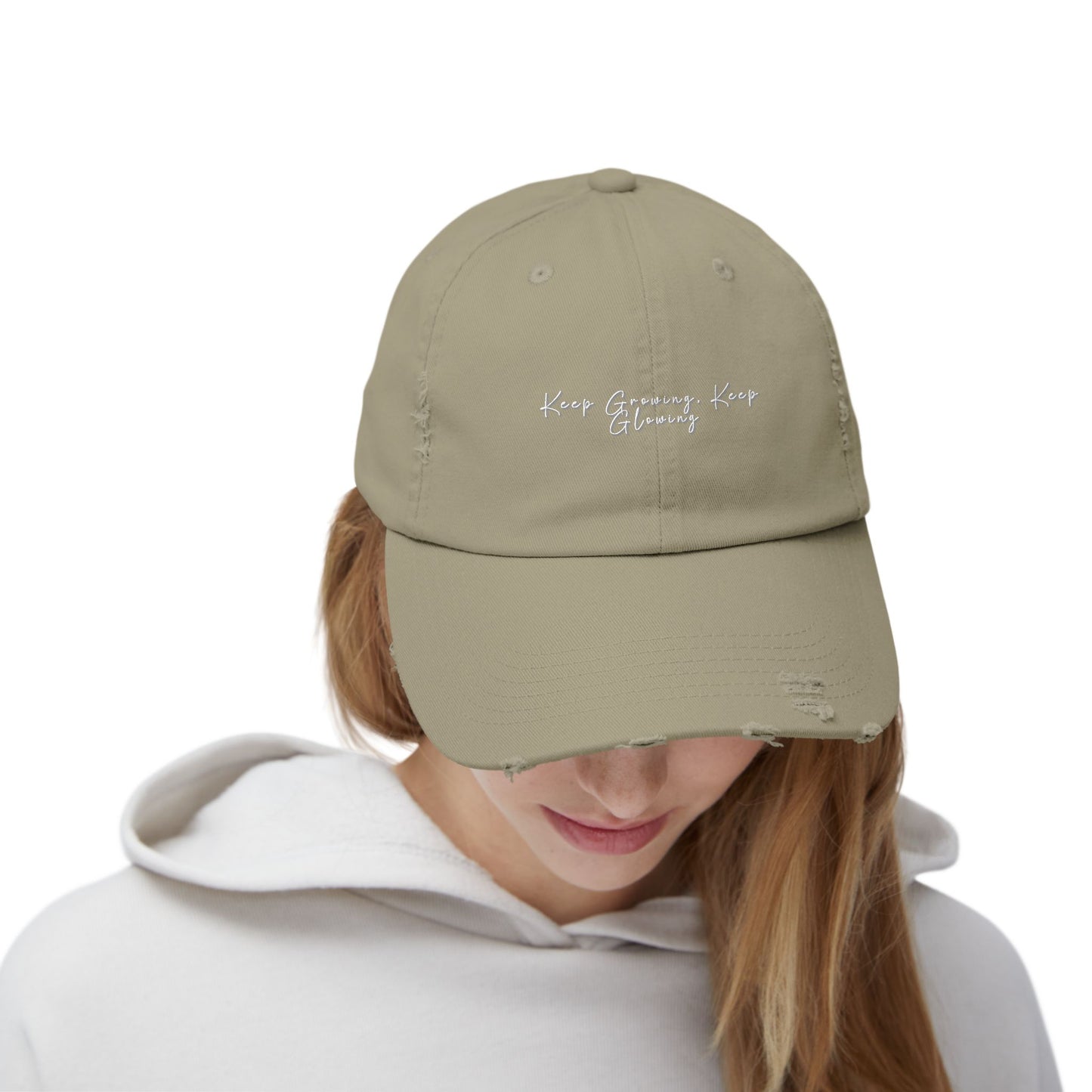 Motivational Unisex Distressed Cap
