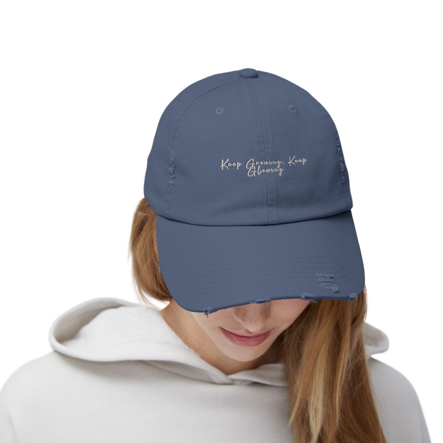 Motivational Unisex Distressed Cap