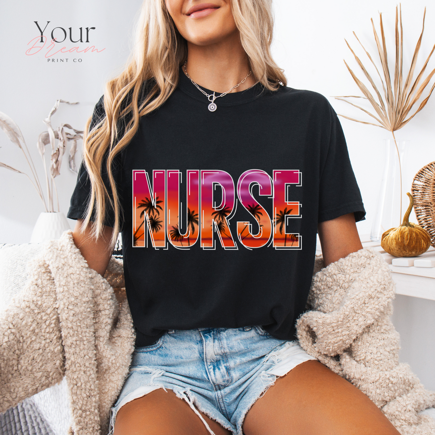 Nurse Summer T-shirt, Gift for Healthcare Worker, Nurse life shirt, Medical Staff Shirt, Gift for Nurse, nurse tshirt