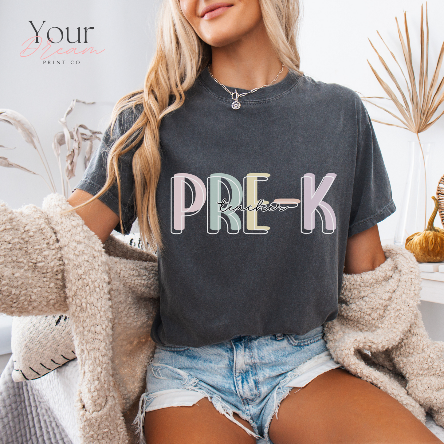 Pre K Back to School Teacher T-shirt