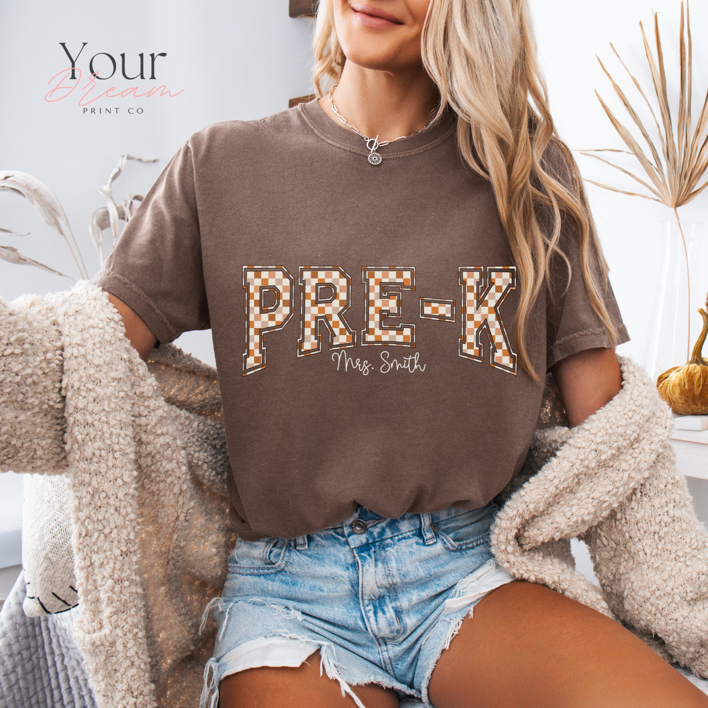 Personalized Pre-K Teacher T-Shirt