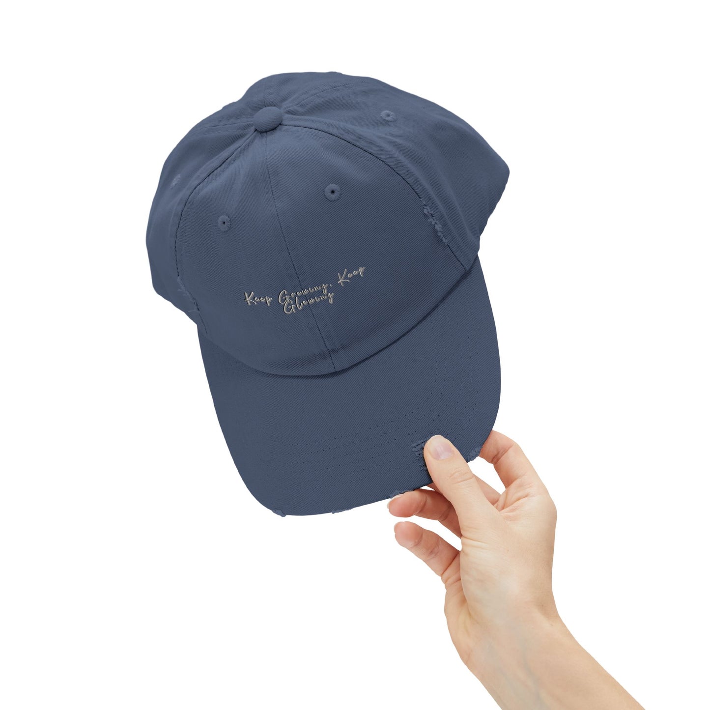 Motivational Unisex Distressed Cap
