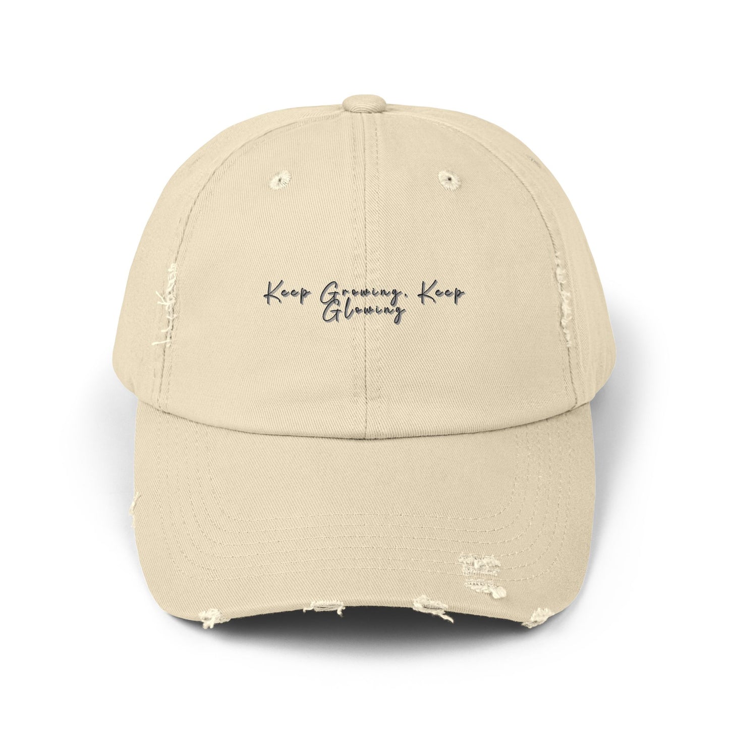 Motivational Unisex Distressed Cap