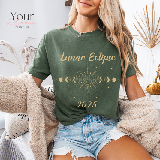 Lunar Eclipse 2025 T-shirt, Space Explorer Gift