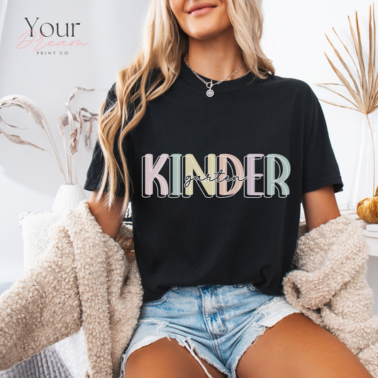 Kindergarten Teacher Unisex T-shirt for Back to School