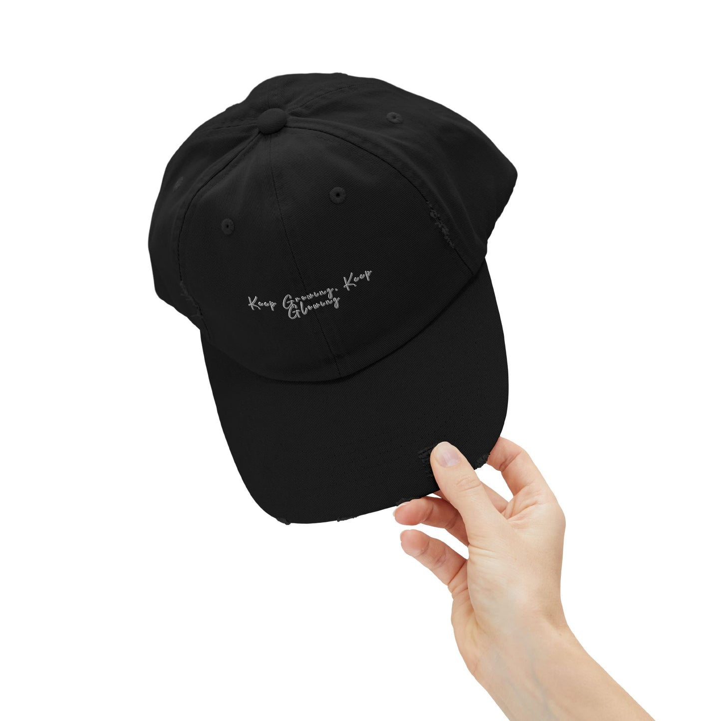 Motivational Unisex Distressed Cap