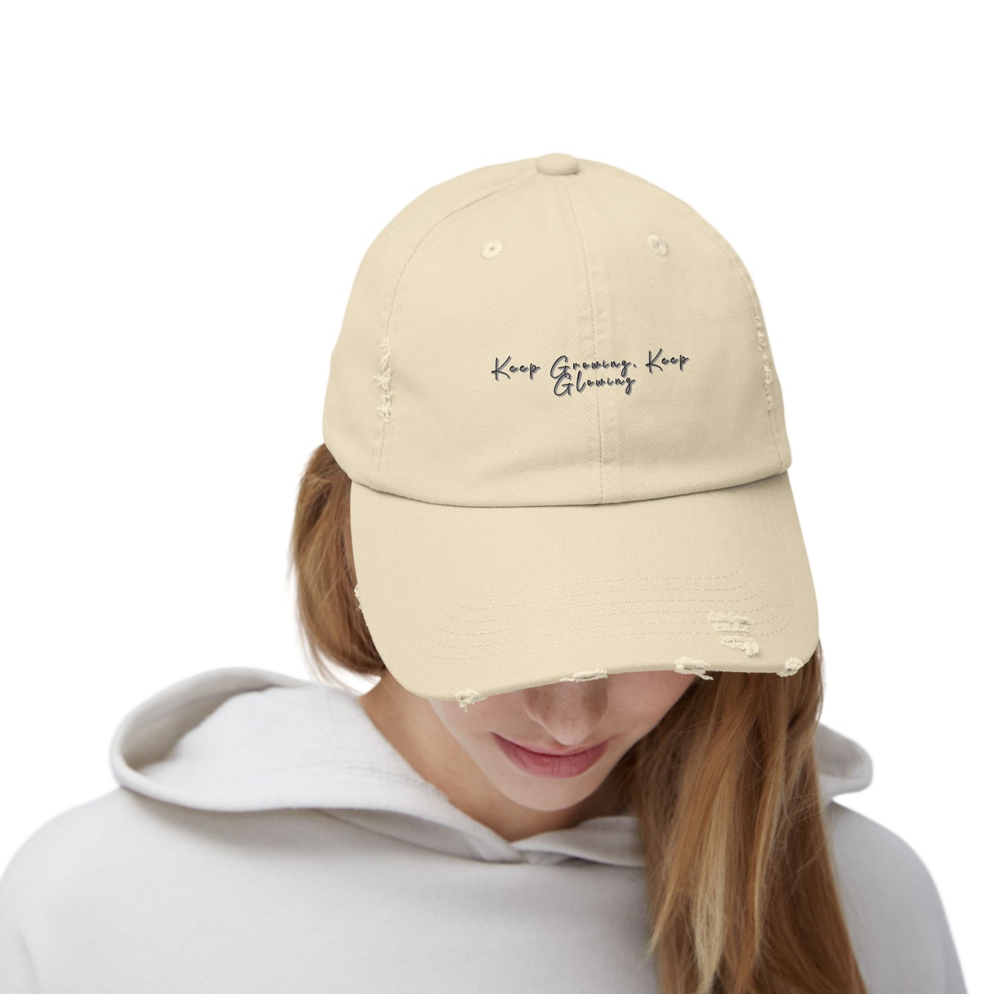 Motivational Unisex Distressed Cap