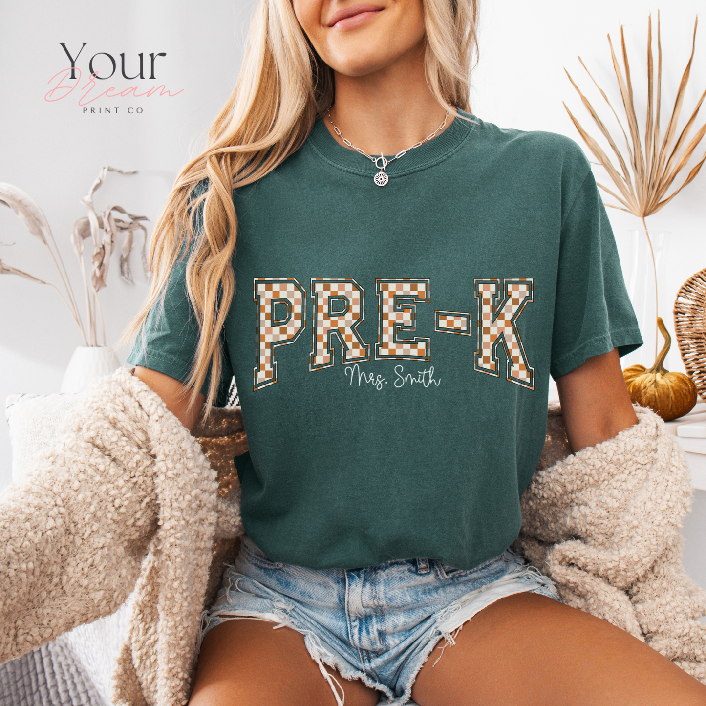 Personalized Pre-K Teacher T-Shirt