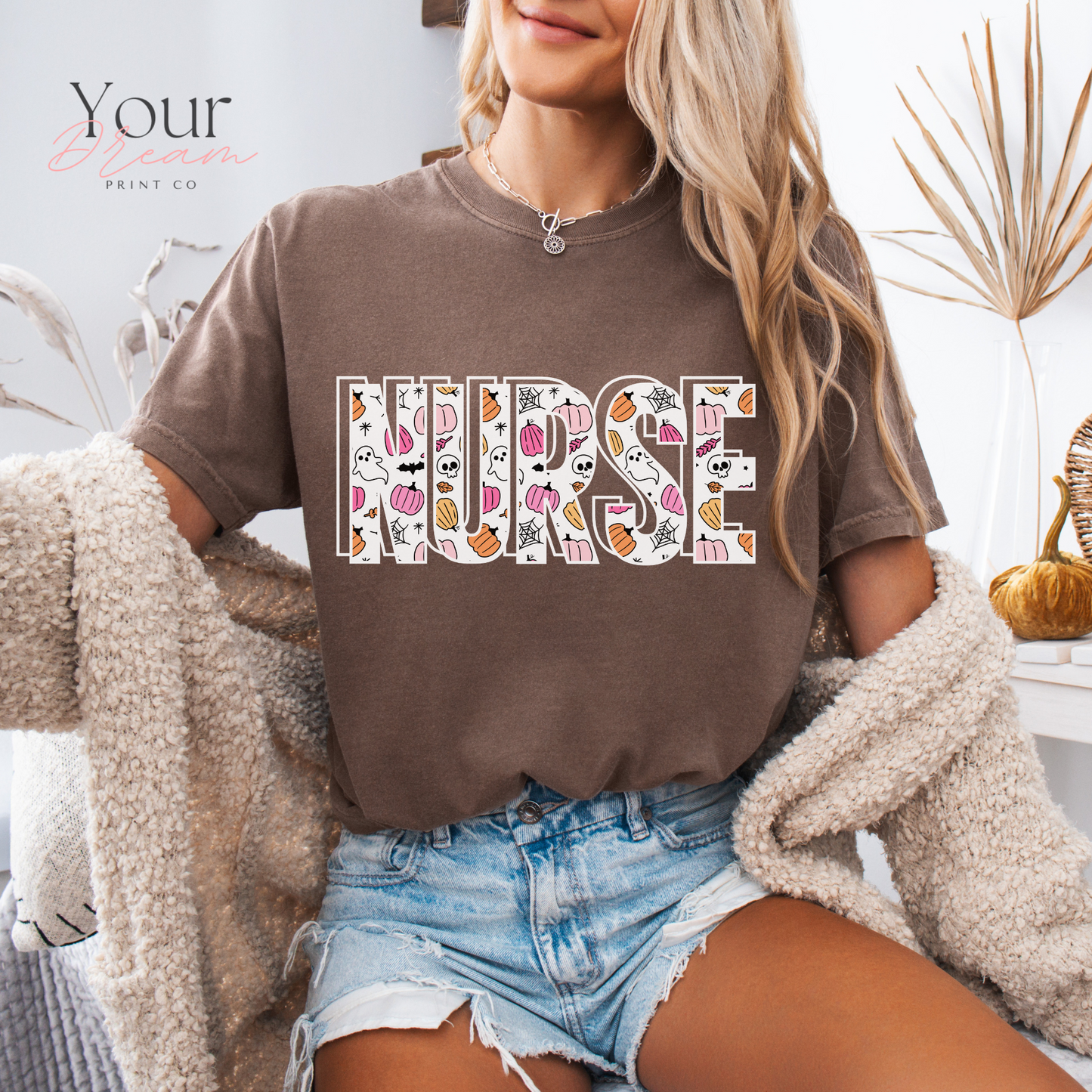Ghost Nurse Halloween T-shirt, Nurse Halloween Shirt