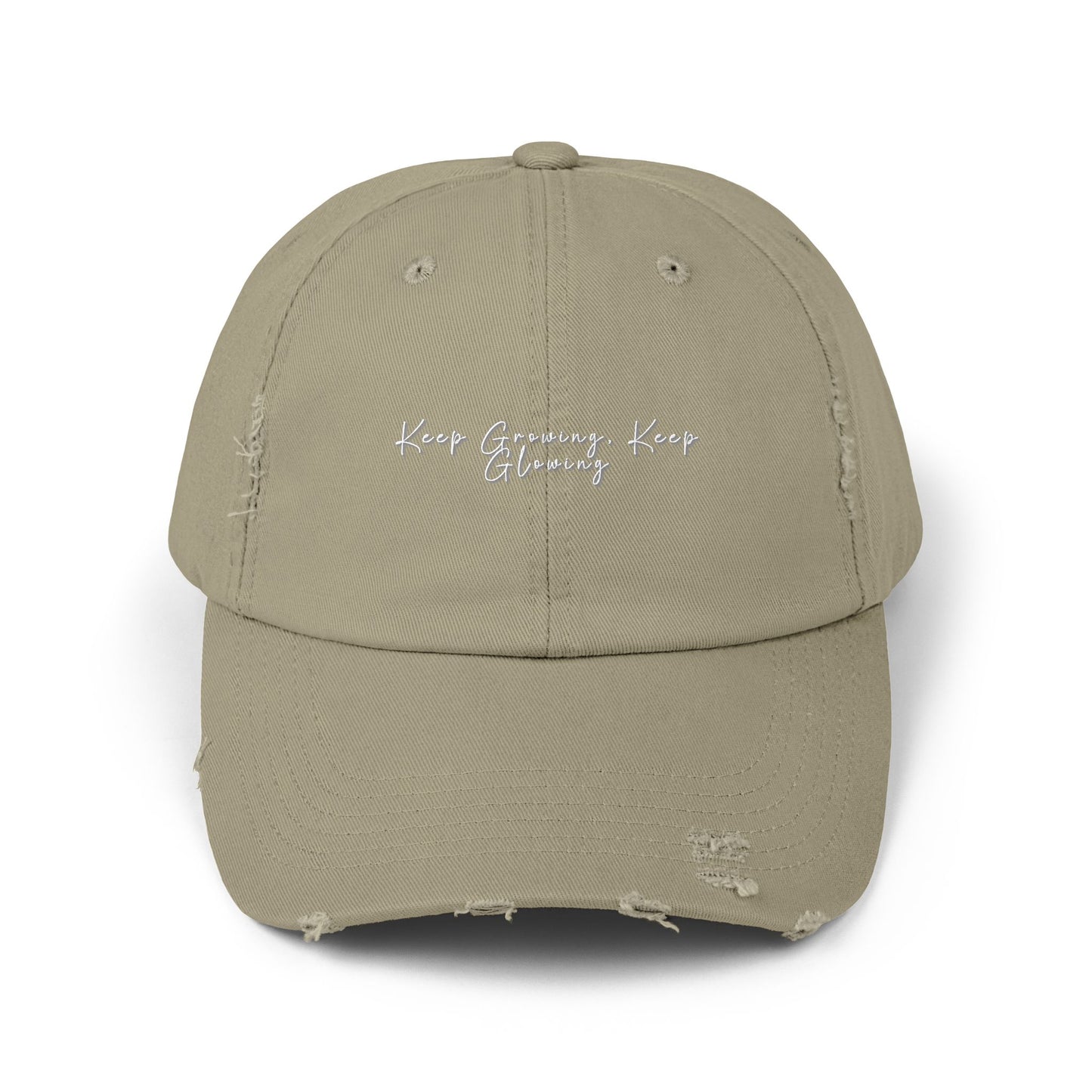 Motivational Unisex Distressed Cap
