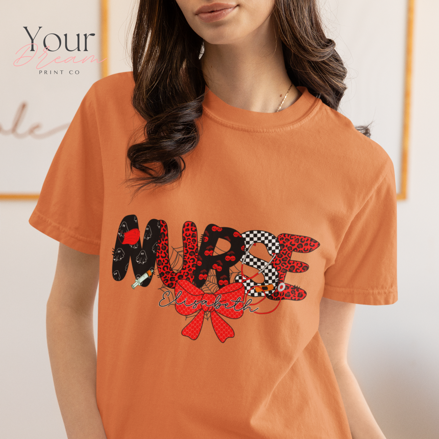 Custom Halloween Nurse T-Shirt