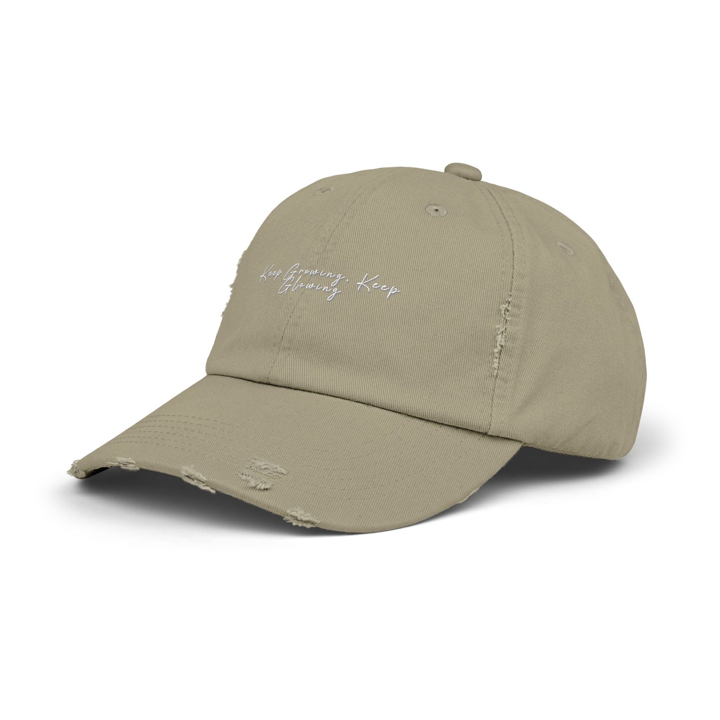 Motivational Unisex Distressed Cap