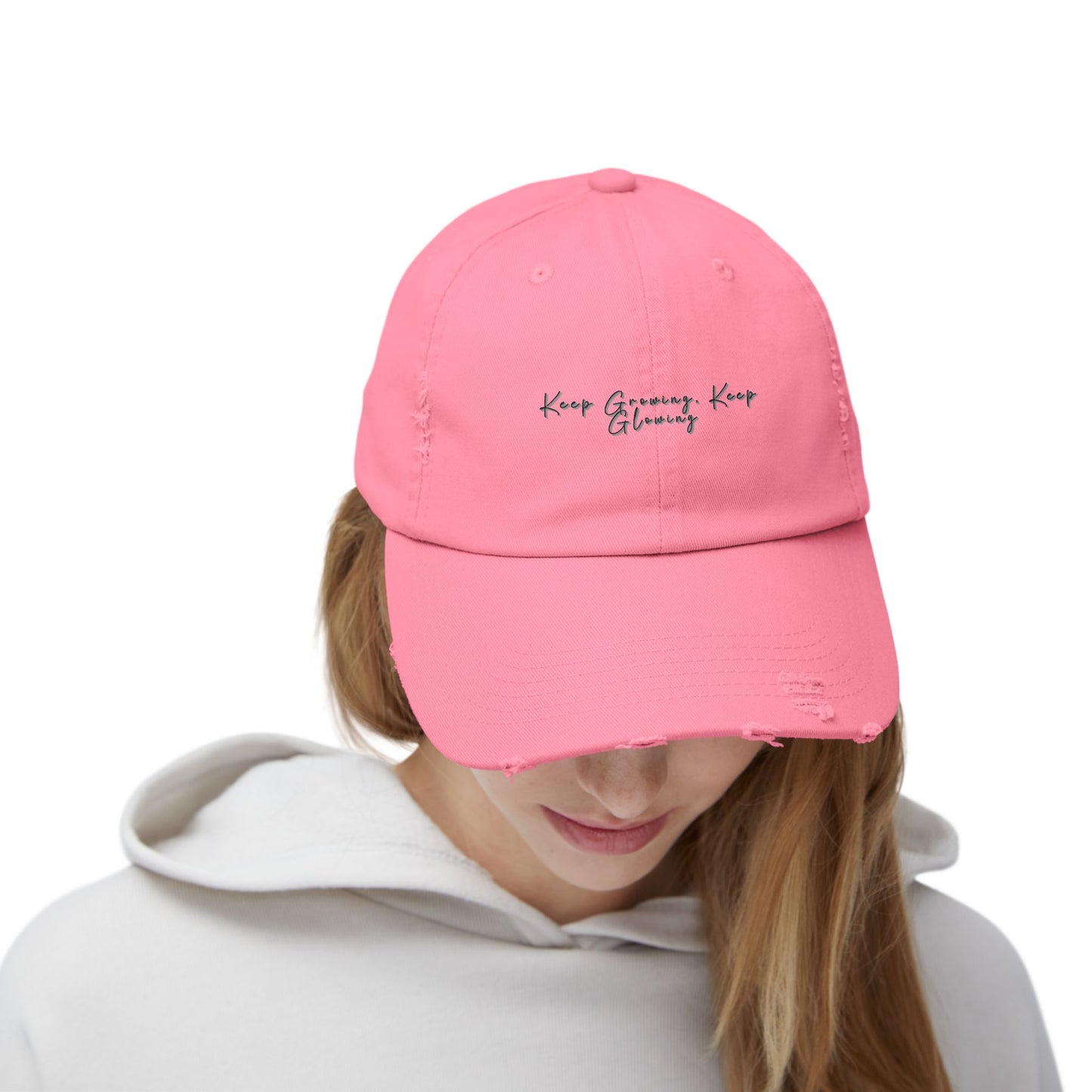 Motivational Unisex Distressed Cap