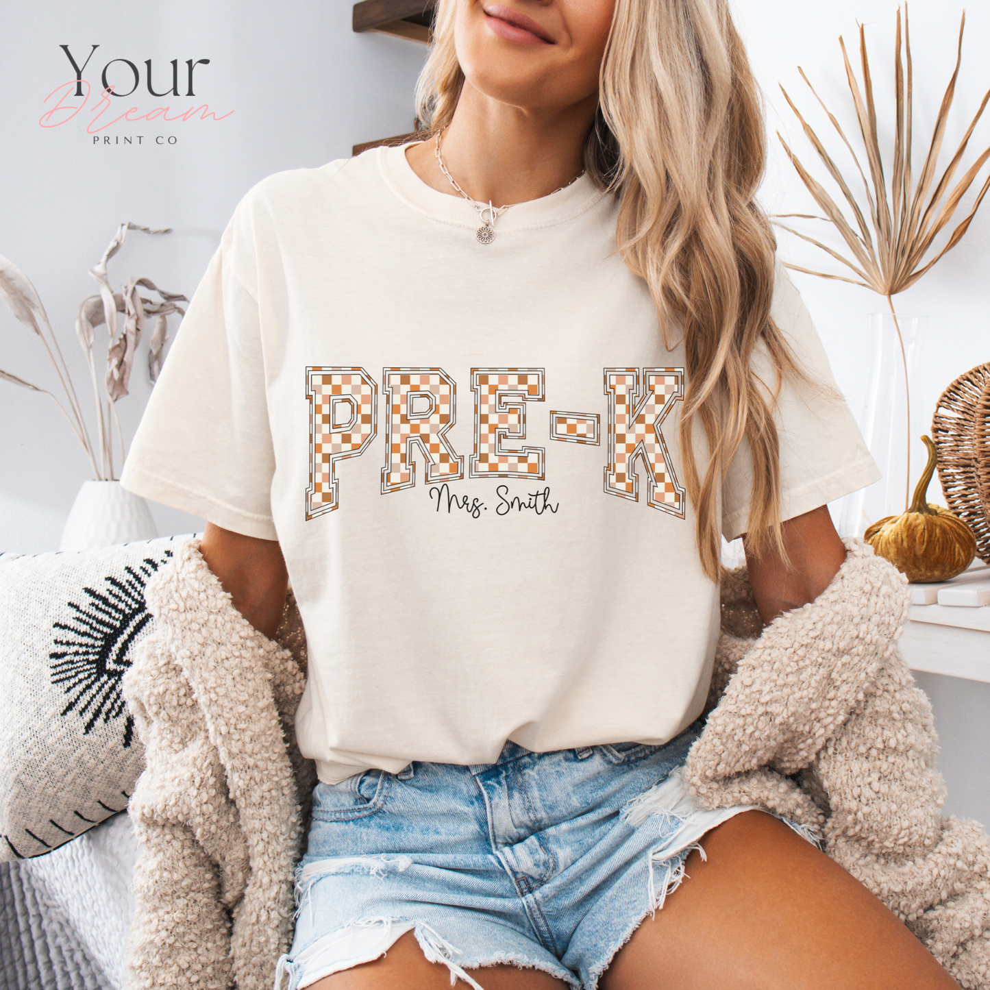 Personalized Pre-K Teacher T-Shirt