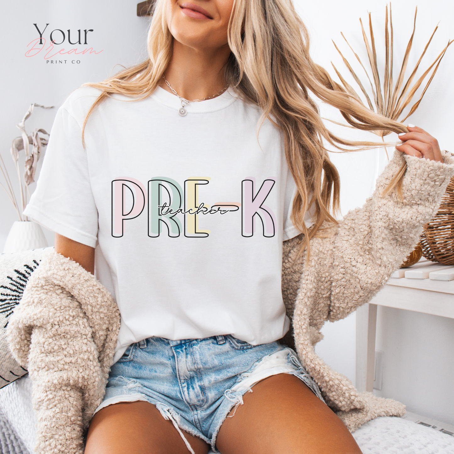 Pre K Back to School Teacher T-shirt