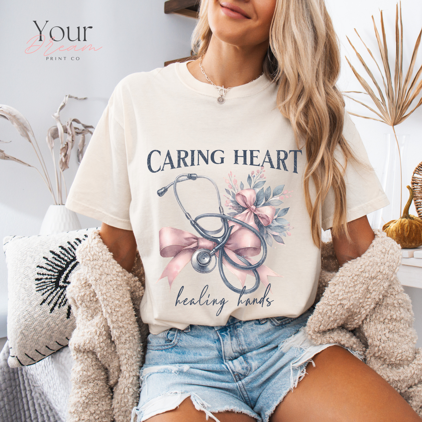 Nurse Shirt Gift - Nurse's day gift - coquette bow - Nurse appreciation gift