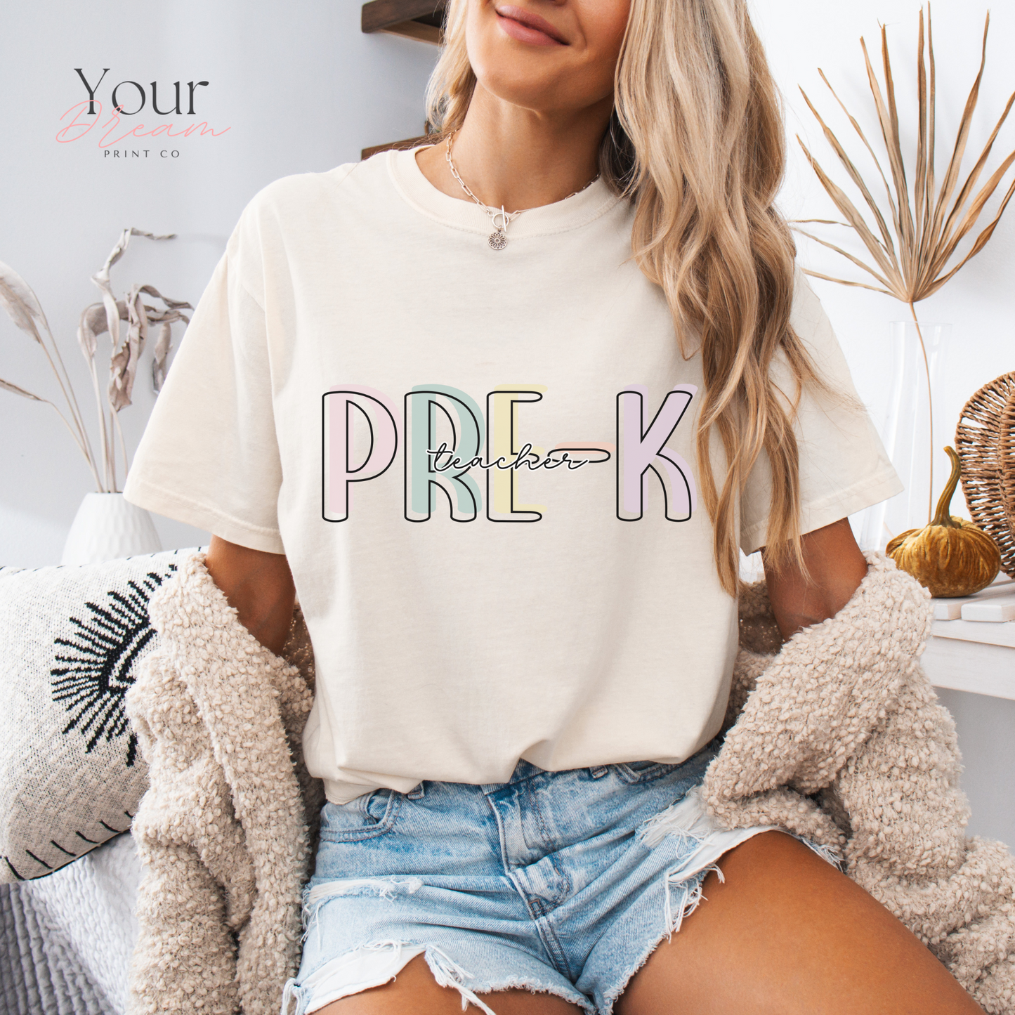Pre K Back to School Teacher T-shirt