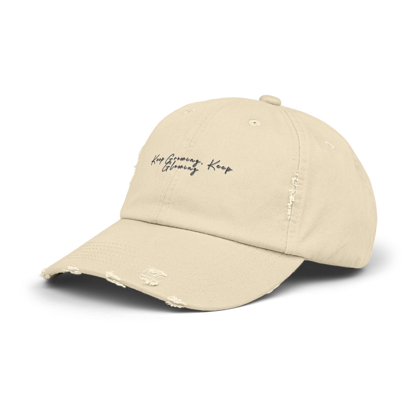 Motivational Unisex Distressed Cap