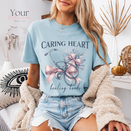 Nurse Shirt Gift - Nurse's day gift - coquette bow - Nurse appreciation gift