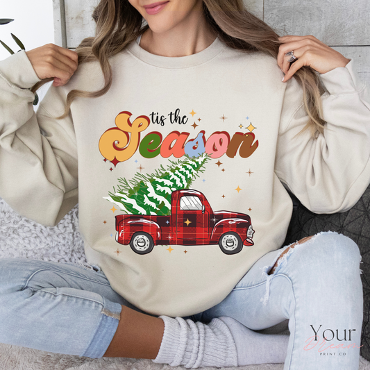 Tis The Season Sewaetshirt, Christmas Sweatshirt