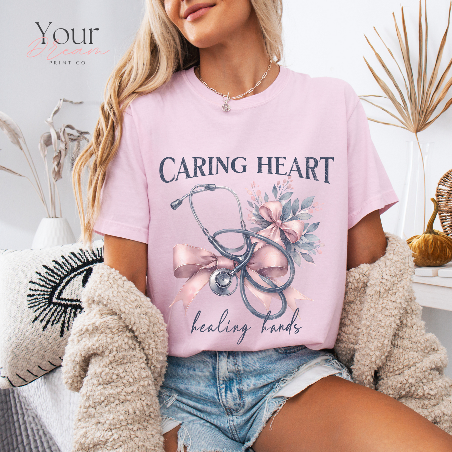 Nurse Shirt Gift - Nurse's day gift - coquette bow - Nurse appreciation gift