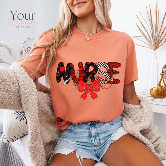 Custom Halloween Nurse T-Shirt