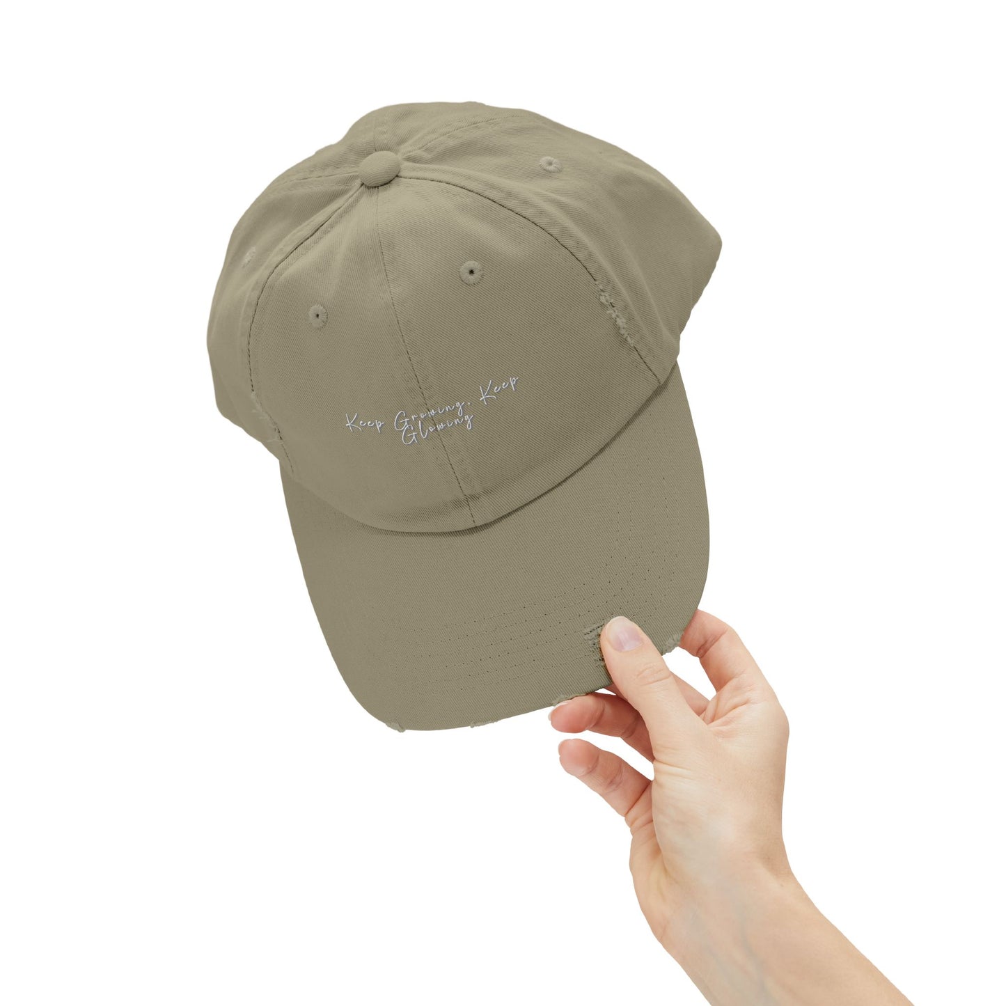 Motivational Unisex Distressed Cap