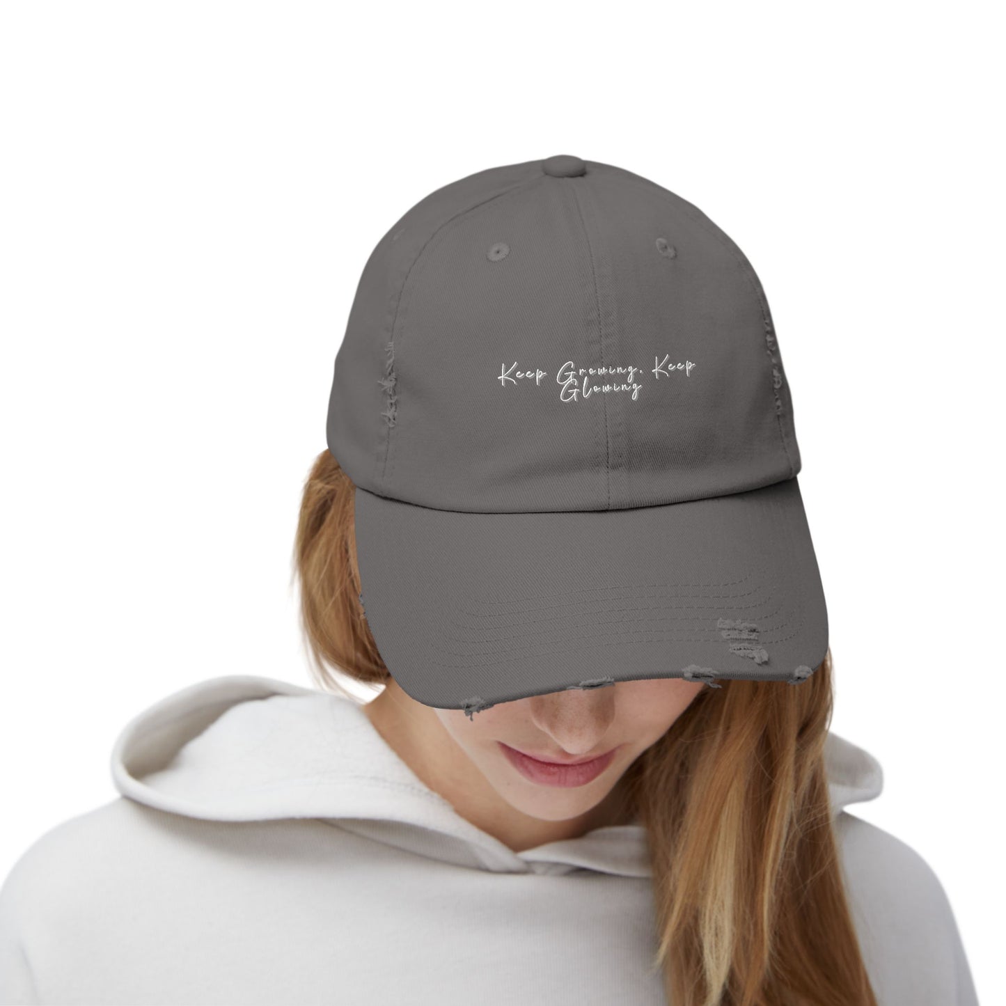 Motivational Unisex Distressed Cap