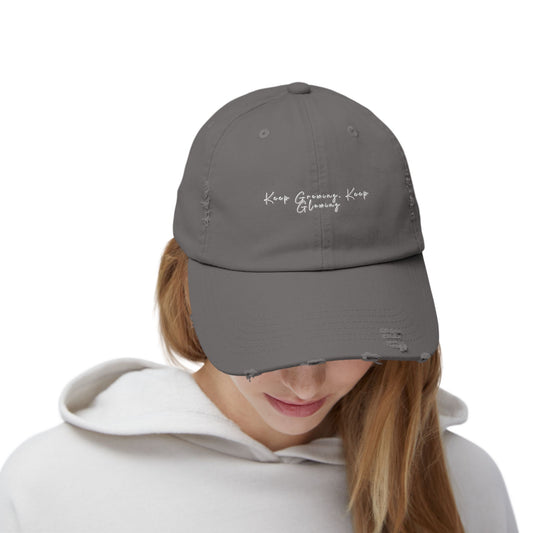 Motivational Unisex Distressed Cap