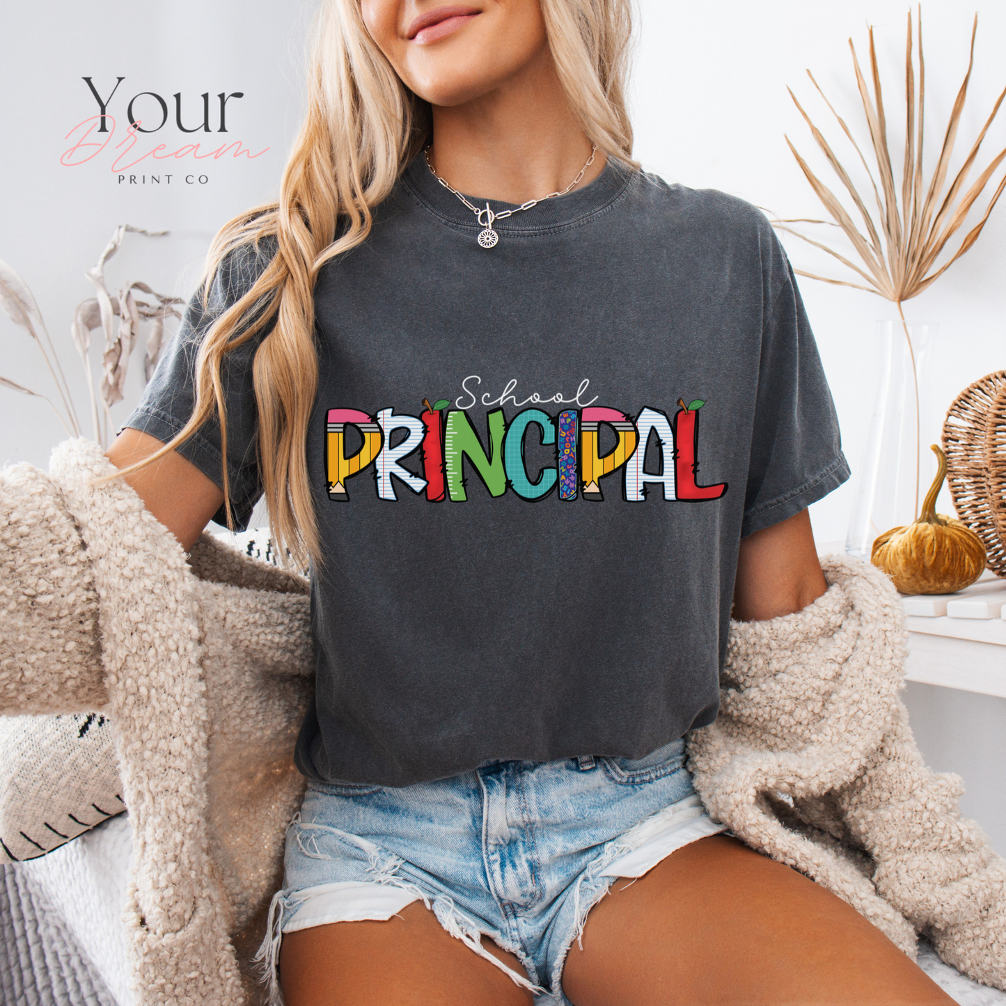Principal T-shirt, Principal Shirt, Teacher's Day Gift, School Principal Gift, Principal Shirt, Best Teacher Shirt, Back to School Shirt