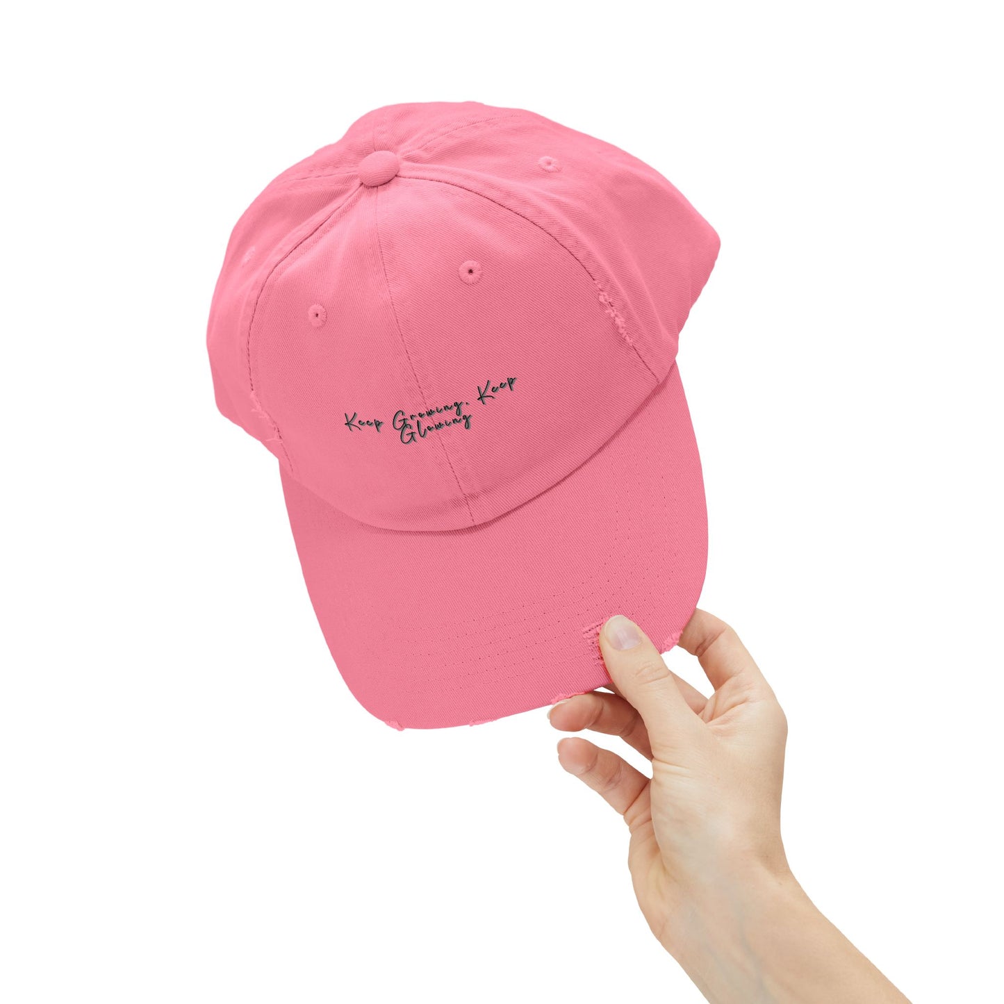 Motivational Unisex Distressed Cap