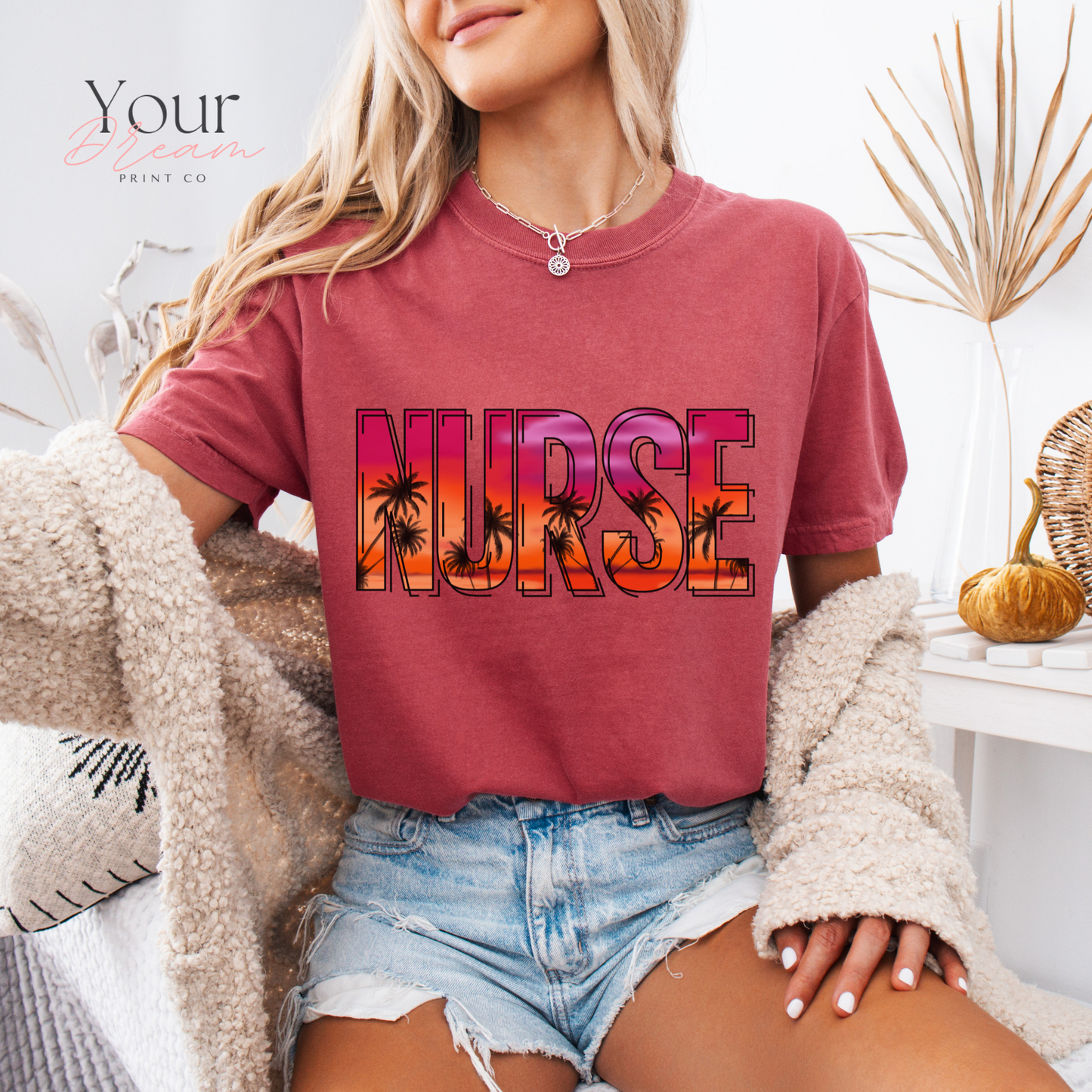 Nurse Summer T-shirt, Gift for Healthcare Worker, Nurse life shirt, Medical Staff Shirt, Gift for Nurse, nurse tshirt