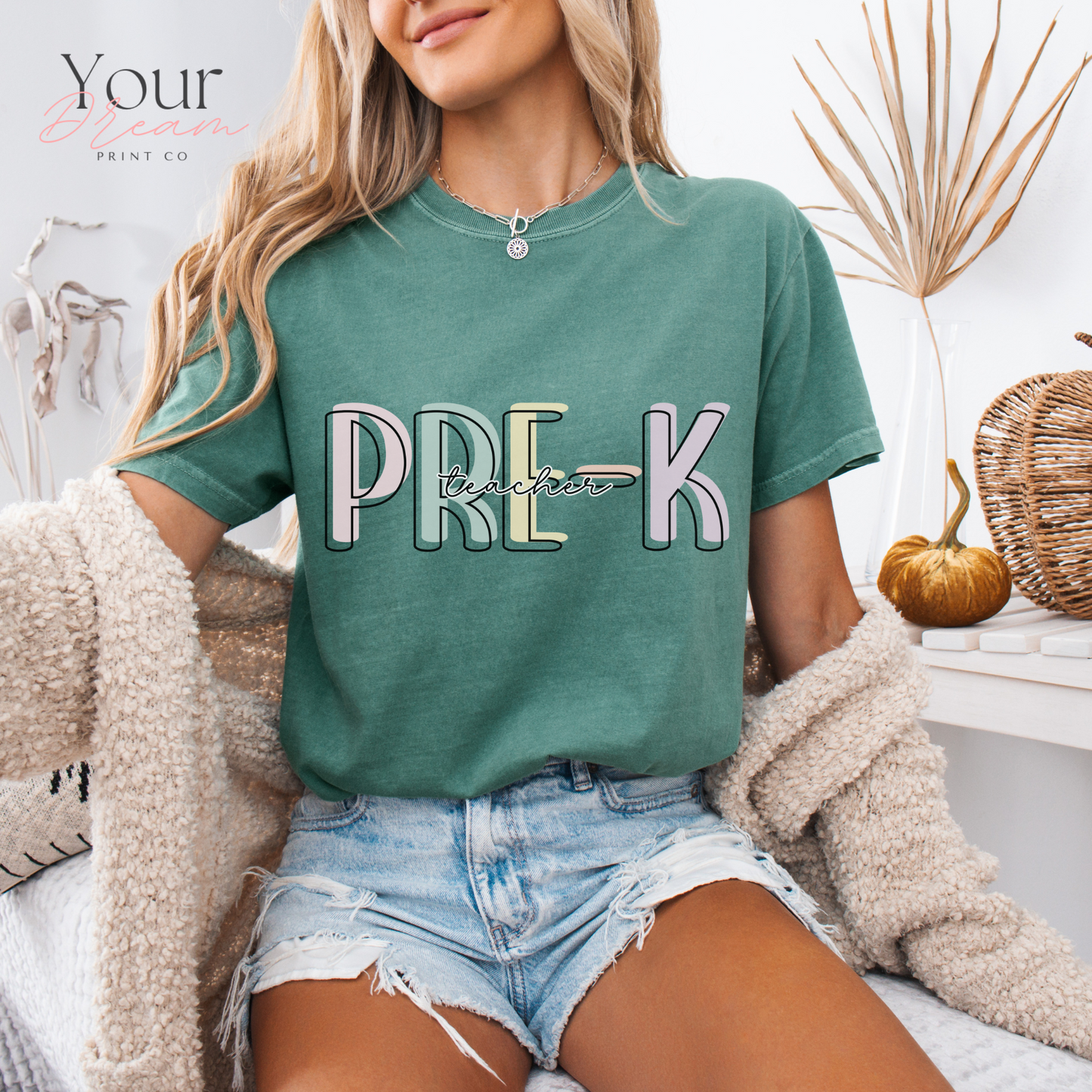 Pre K Back to School Teacher T-shirt