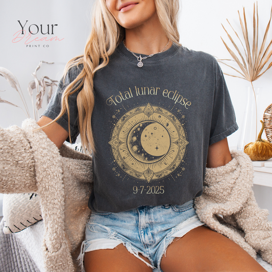 Total Lunar Eclipse 2025 Tshirt, Eclipse Lover Tshirt