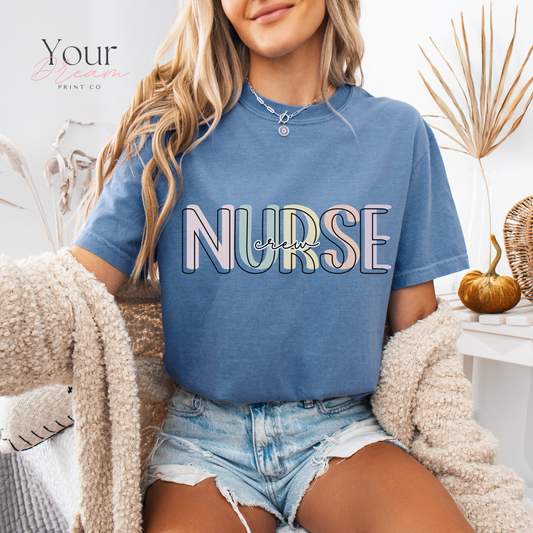 Nurse Crew Tshirt, Nurse Tshirt, Nurse appreciation gift, healthcare worker shirt, nurse shirt, nurse gift