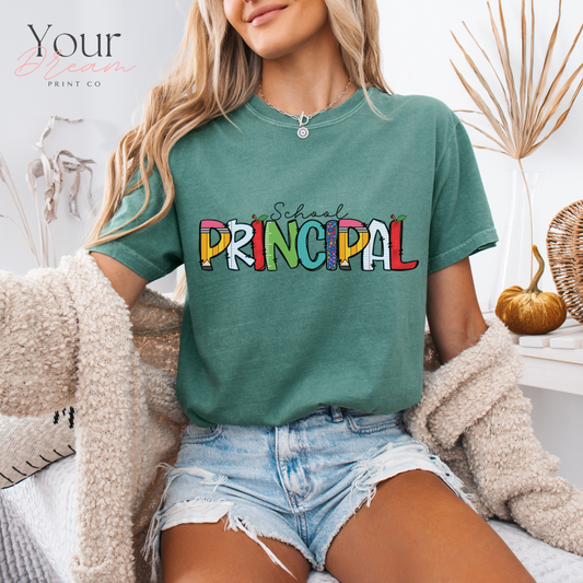 Principal T-shirt, Principal Shirt, Teacher's Day Gift, School Principal Gift, Principal Shirt, Best Teacher Shirt, Back to School Shirt